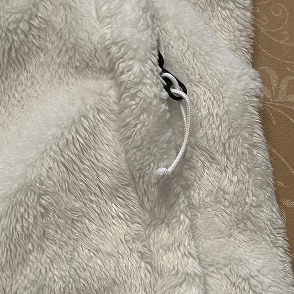 North Face White Full Zip Fleece Jacket | size M - Picture 6 of 6